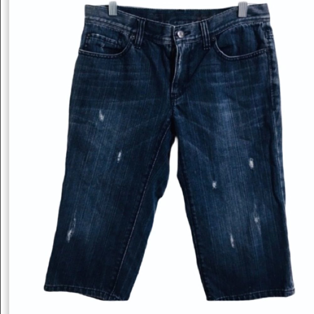 Loft distressed boyfriend Bermuda shorts